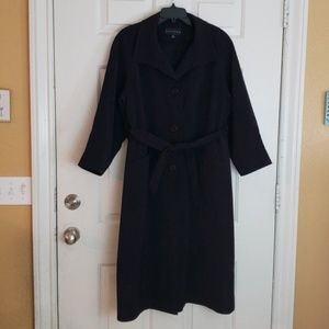 Gallery Trench Coat With Zip In Lining Size 8